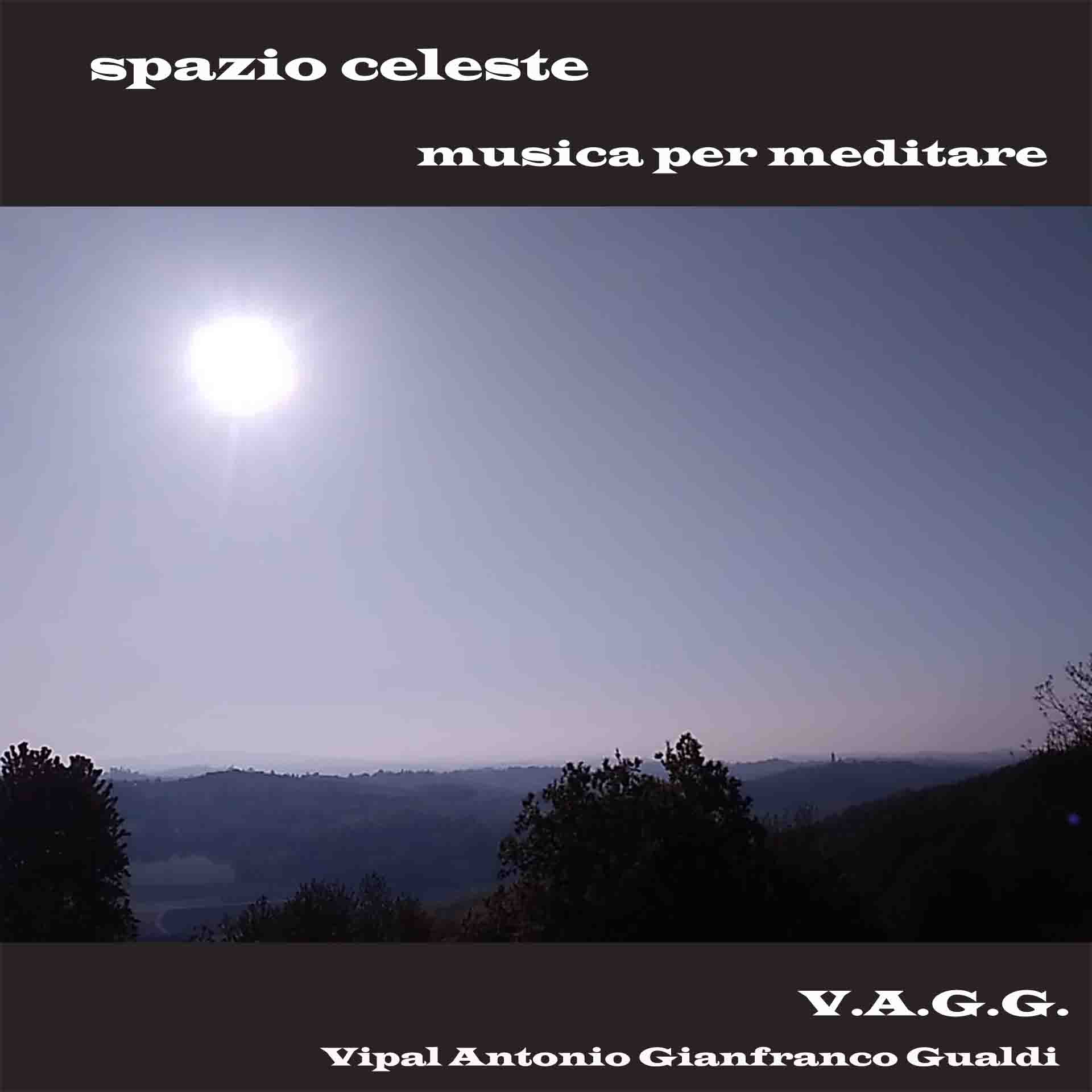 Copertina Spazio celeste V.A.G.G. Vipal Antonio Gianfranco Gualdi