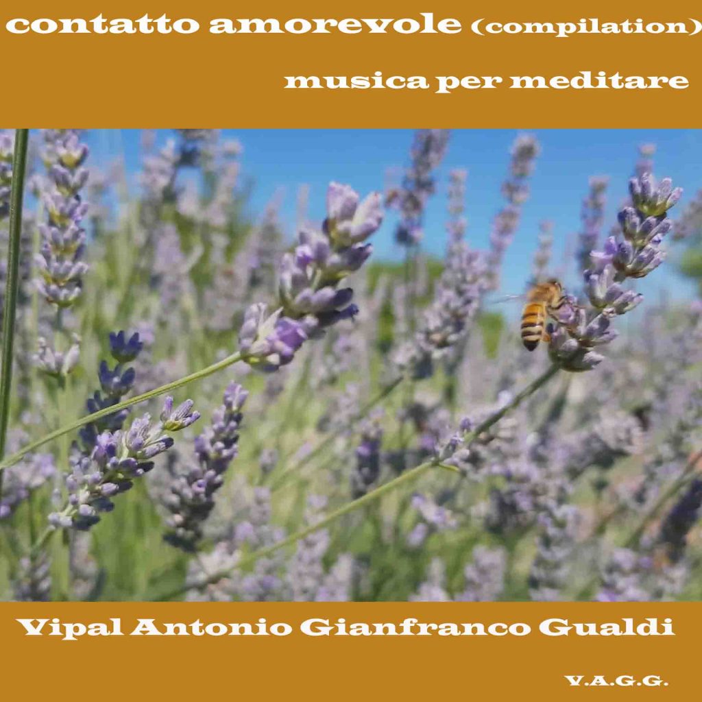 Copertina compilation contatto amorevole contenuta nell'album Depurazione Sottile musica elettronica ambient Vipal Antonio Gianfranco Gualdi V.A.G.G.